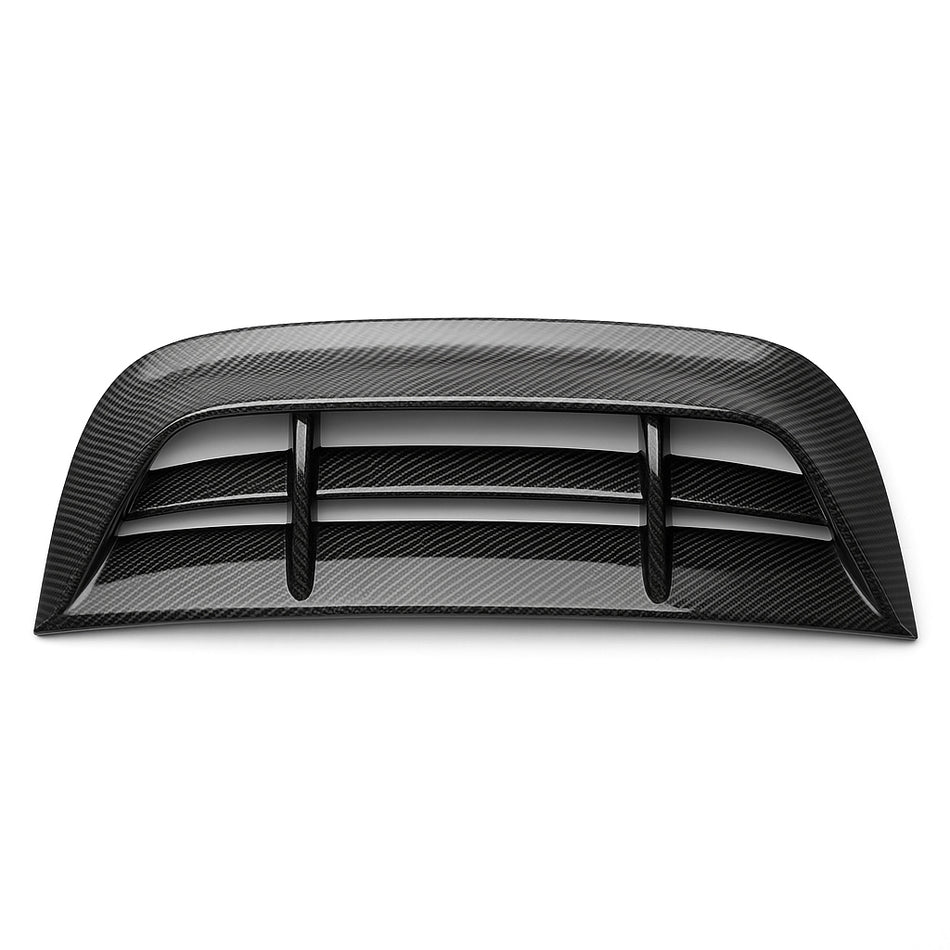 Flowburn Carbon Fiber Rear Window Louver – Gloss Finish