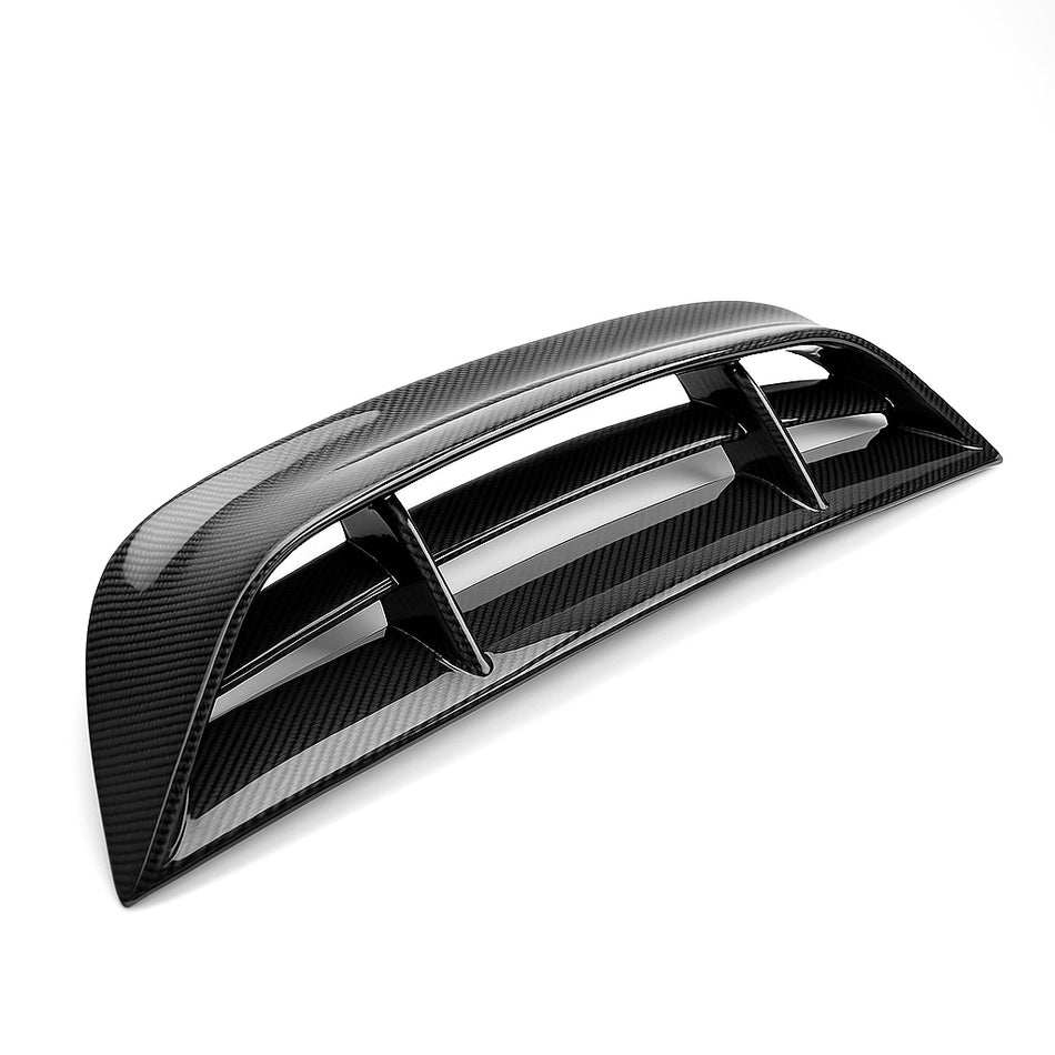 Flowburn Carbon Fiber Rear Window Louver – Gloss Finish
