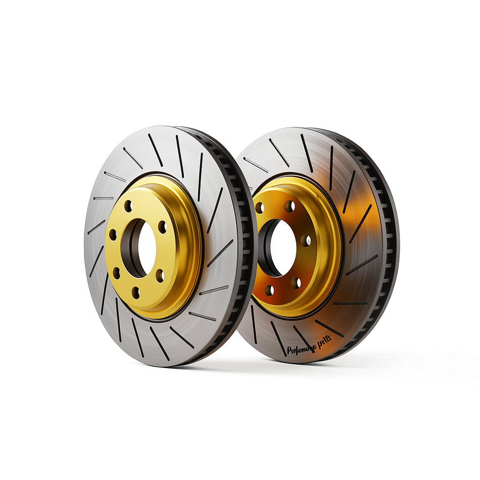 Boostera Gold Series Slotted Rotor Pair – Heat-Treated Steel
