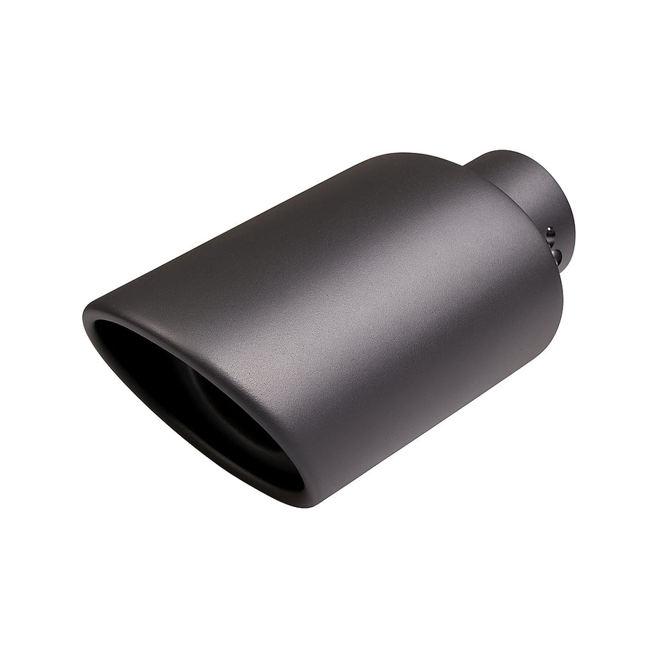 Driftone Slant Cut Exhaust Tip – 57mm Inlet, Matte Black