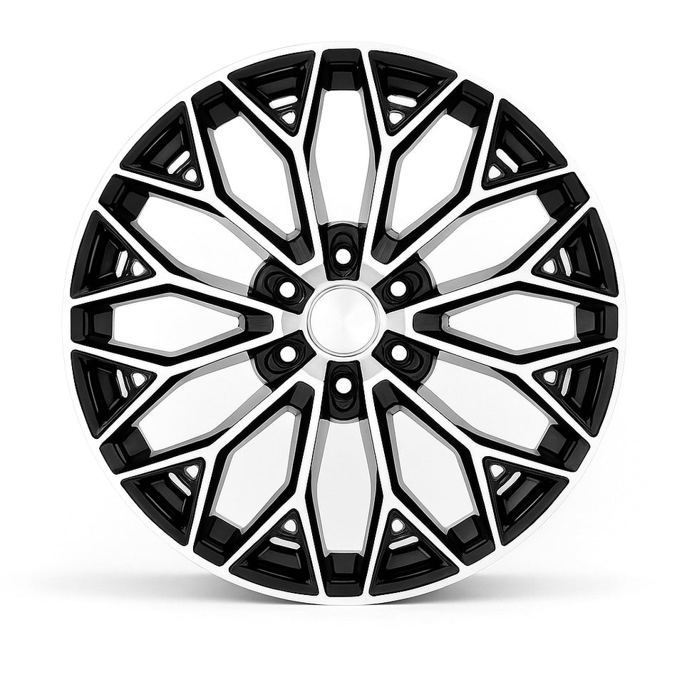Boostera BR5 Lightweight Alloy – 19x9.0 ET30 5x114.3 – Black/Silver