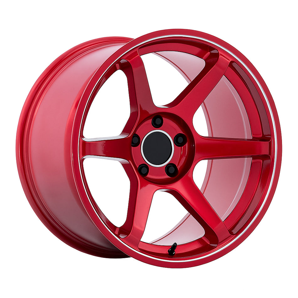 Boostera BR5 Lightweight Alloy – 18x9 ET30 5x114.3 – Gloss Red