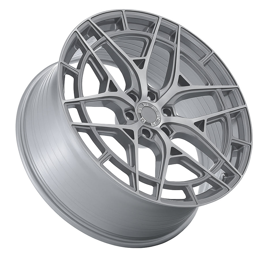 TorqueLab TL-Mesh Performance – 19x8.5 ET35 5x120 – Hyper Silver
