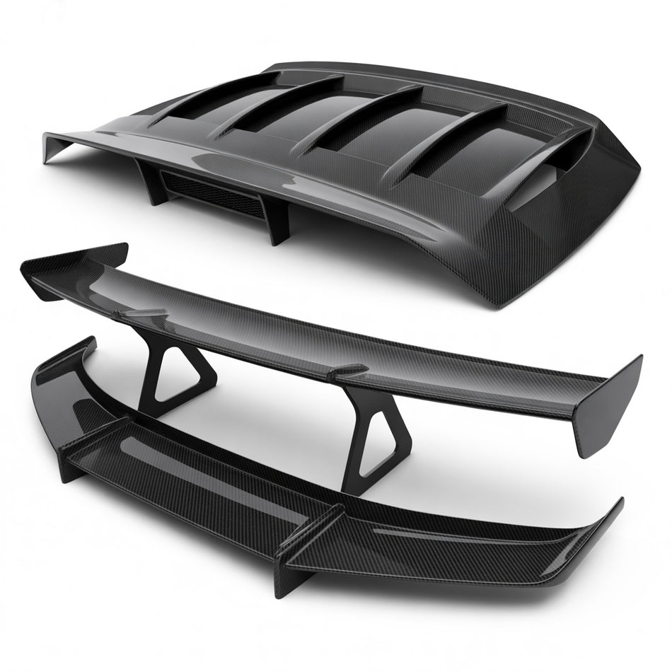 Airmaxx Carbon Fiber Hood Scoop & Splitter Kit – Performance Aero