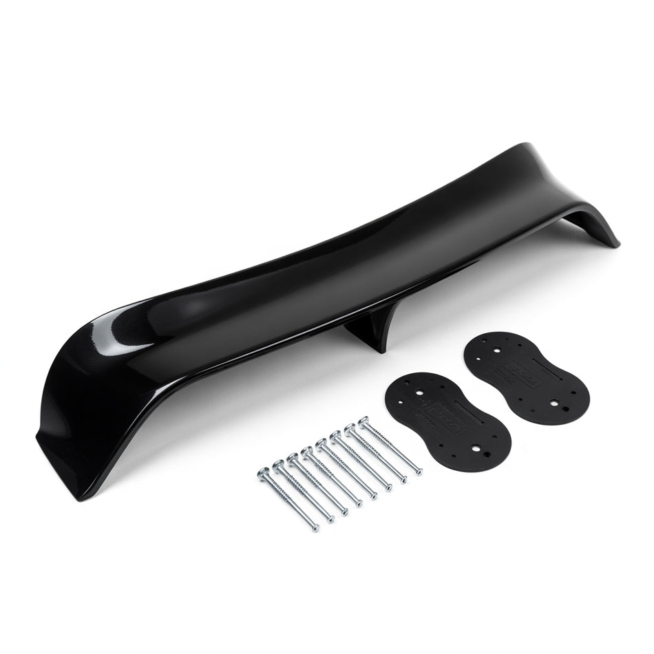 GripCraft Rear Bumper Lip Diffuser – Gloss Black with Mounting Kit