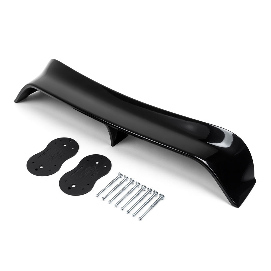 GripCraft Rear Bumper Lip Diffuser – Gloss Black with Mounting Kit